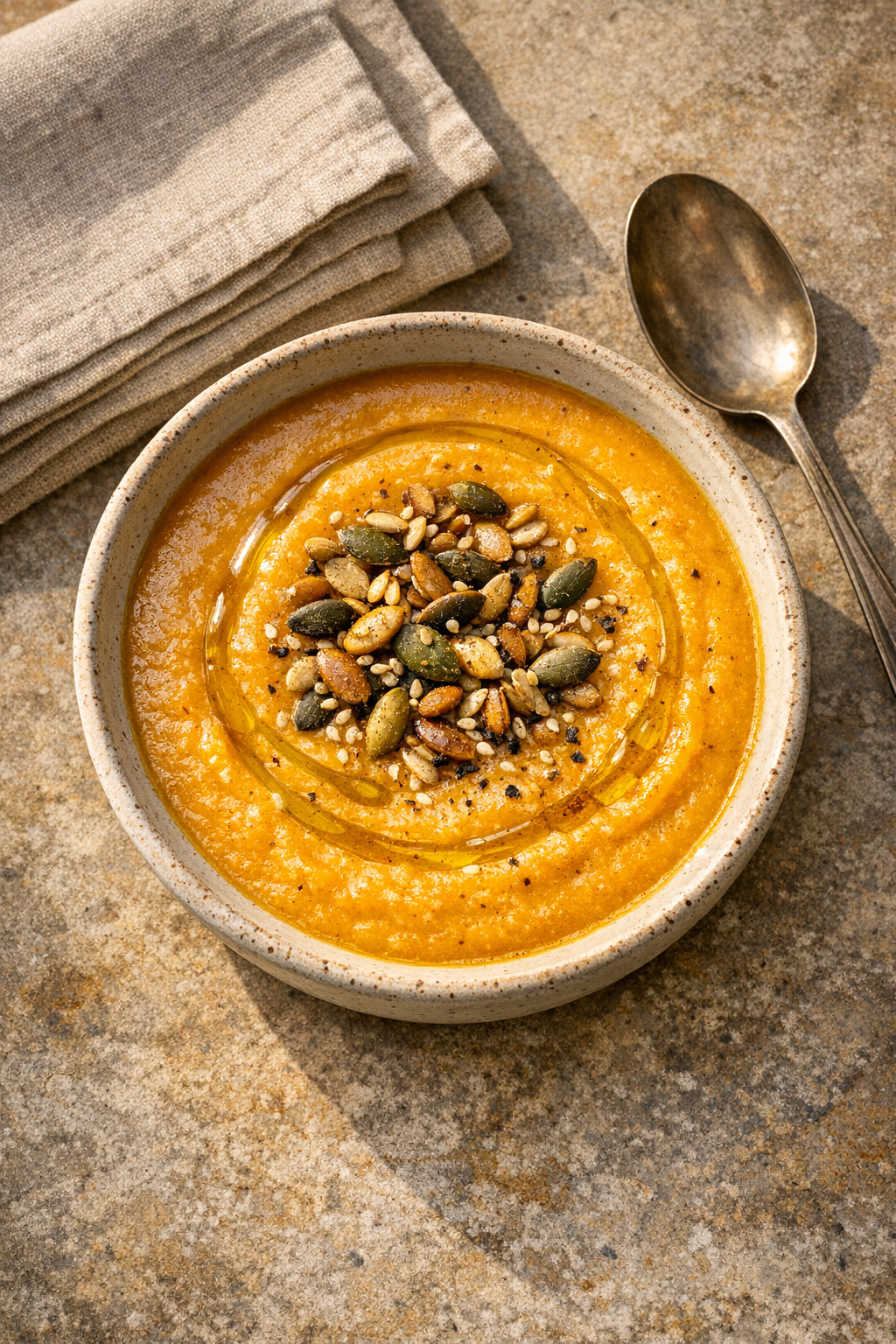 Roasted squash soup